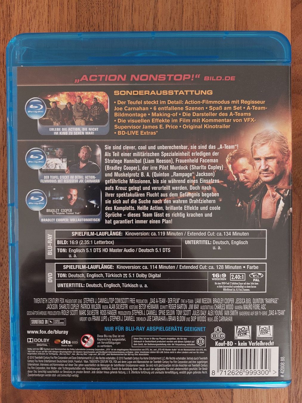 Alle DVDs: Blu Ray & DVD - Das A-Team mit Liam Neeson – Gebraucht aus Rheinfelden von FilmAuktion 1