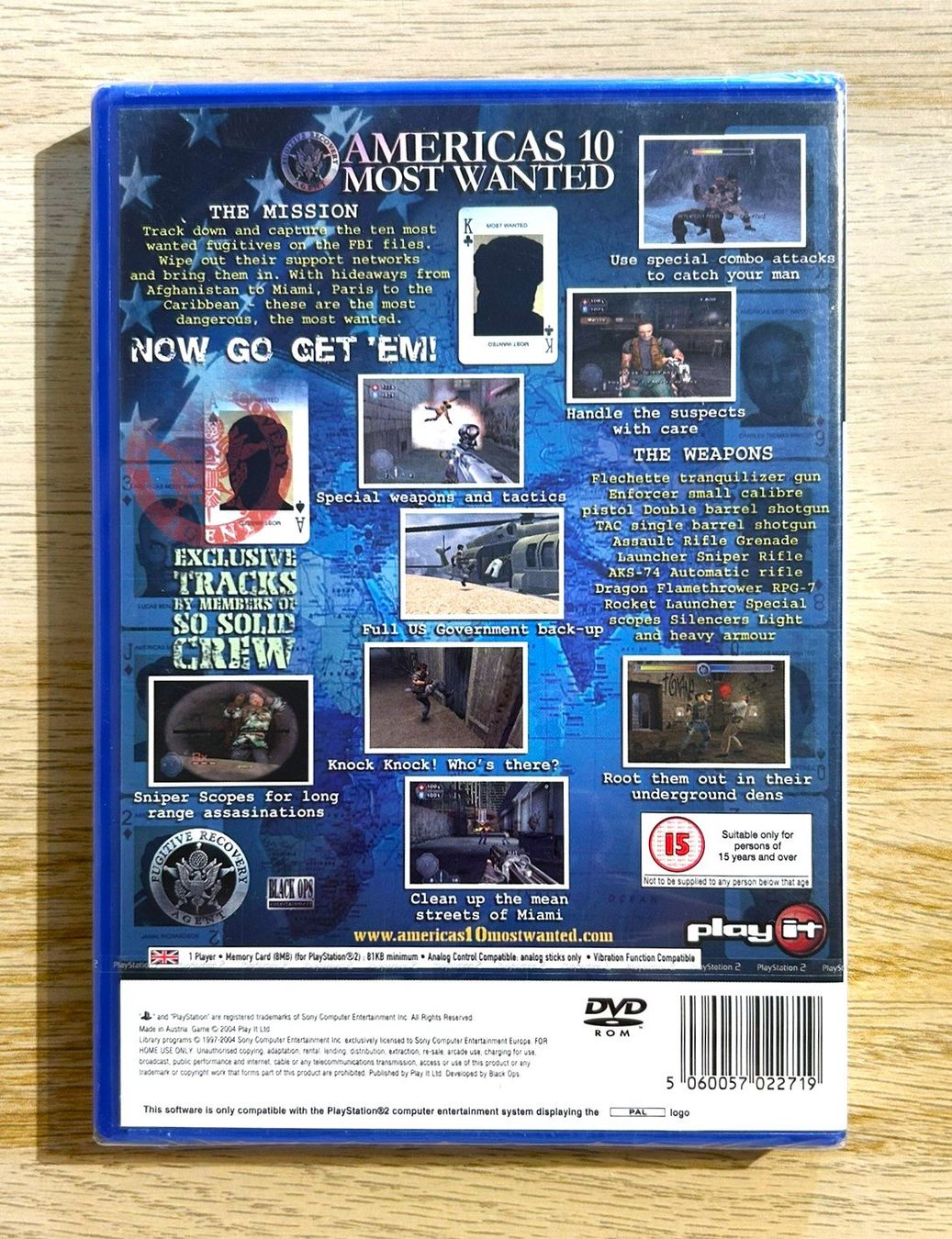 Sony Spiele: Americas 10 Most Wanted PS2 NEU sealed – Gebraucht aus St. Gallen von Alpine.Arcade 1