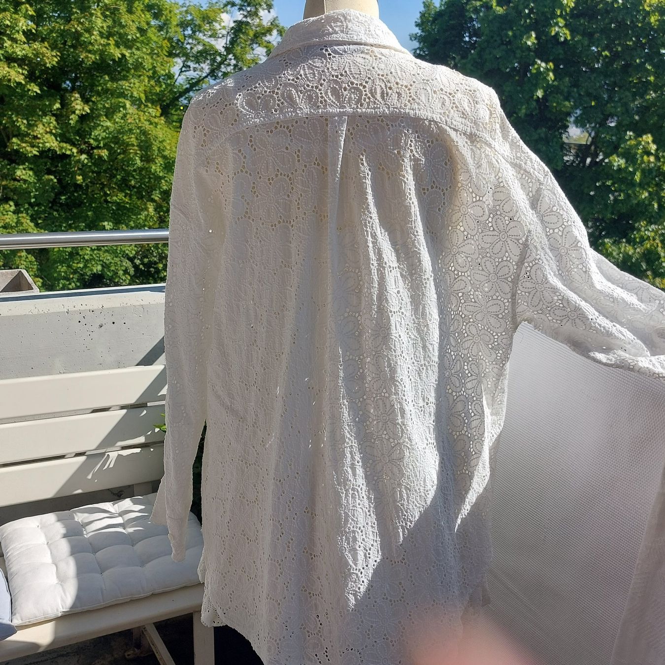 Zara Blusen: Zara Spitzen Hemd / Bluse – Neu (gemäss Beschreibung) aus Zürich von wilden 5