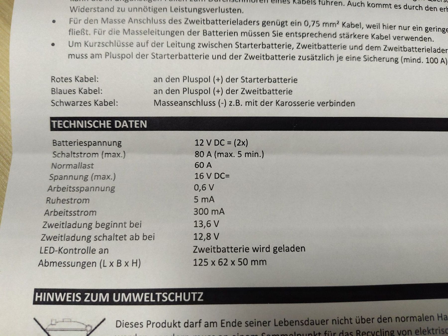 Caricabatterie: Zweitbatterie-Lader IVT 12V-80A – Usato da Obfelden venduto da Guex0 2