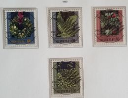 1993 Pro Juventute Satz Ersttag Vollstempel mit Gummi