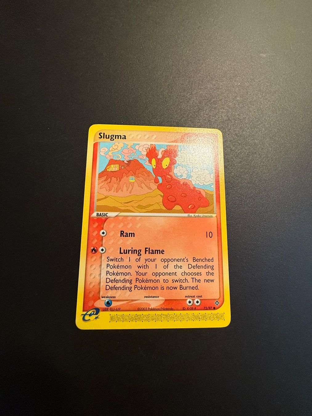 Pokémon Carte collezionabili: Slugma 72/97 EX Dragon – Usato da Zürich venduto da pokemon_cards