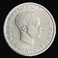 RWANDA 1 FRANC 1969