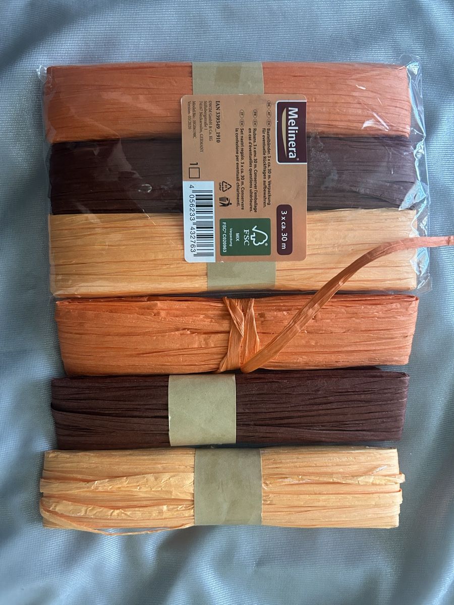 Dekobänder: ***schöne Farben Bast Bastelbänder ca. 180m*** – Neu (gemäss Beschreibung) aus Winterthur von stella67