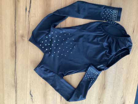 Sport Body, schwarz, lange Ärmel,  12J.A