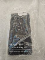 Samsung Etui Clear View Coque Noir Galaxy A22