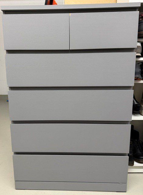 Ikea Cassettiere: IKEA MALM Kommode mit 6 Schubladen, grau lasiert – Usato da Zuzwil SG venduto da quattro_1 1