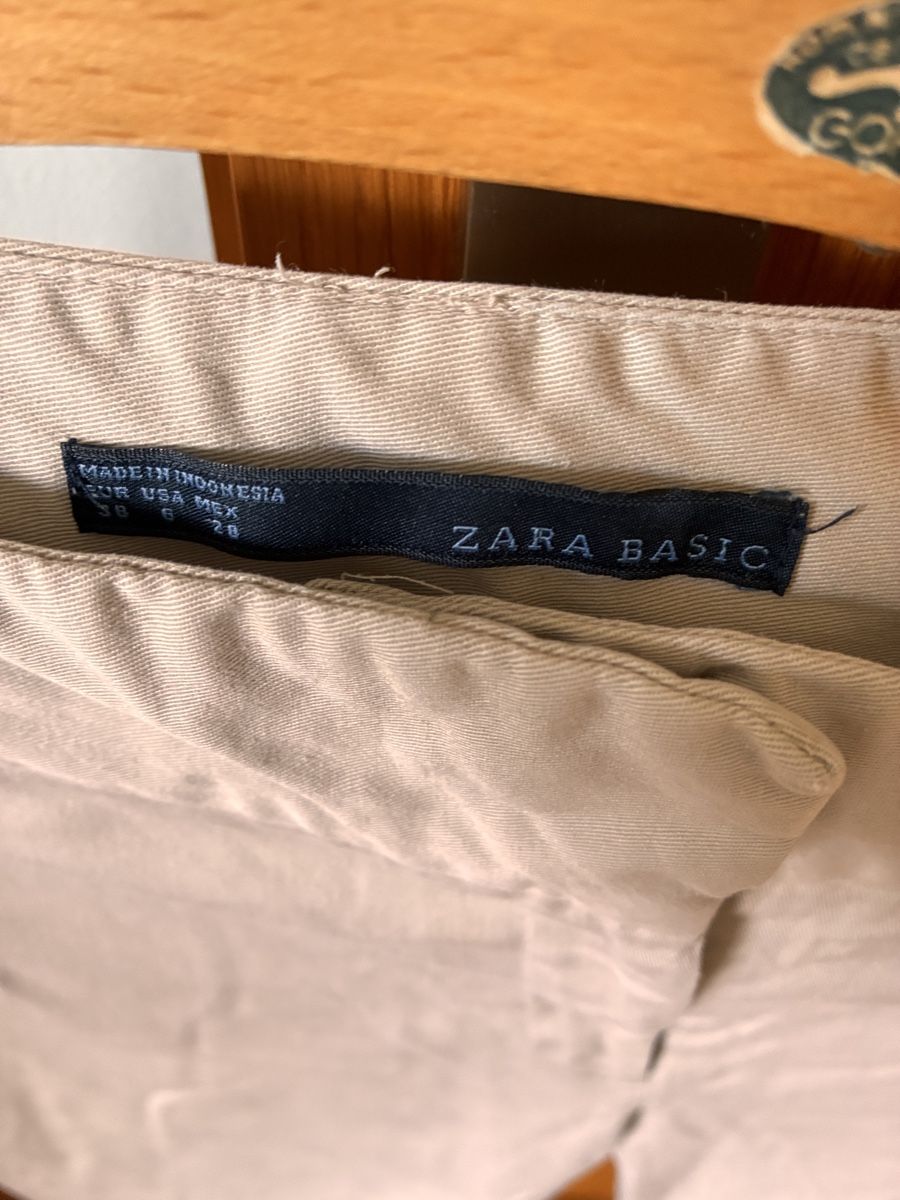 Zara Pantaloni: Zara Basic beige trousers, size 38 - Summer style! – Usato da Untersiggenthal venduto da mic_ksv9 2
