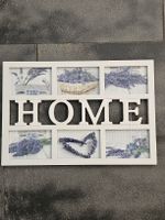 auswechsel Fotorahmen HOME mit Lavendel-Motiv neuwertig