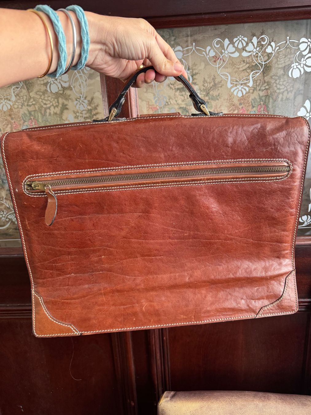 Valigie & Borse: Vintage Ledertasche Aktentasche – Usato da Obfelden venduto da cesarina10 4