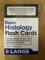 Basic Histology Flash Cards 200 Cards New