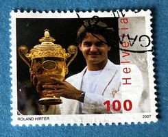 Nr.1229 GESTEMPELT Roger Federer 2007   