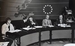 Pressefoto - Deutschland Wahlen, Brandt, Kohl, Strauss, 1984