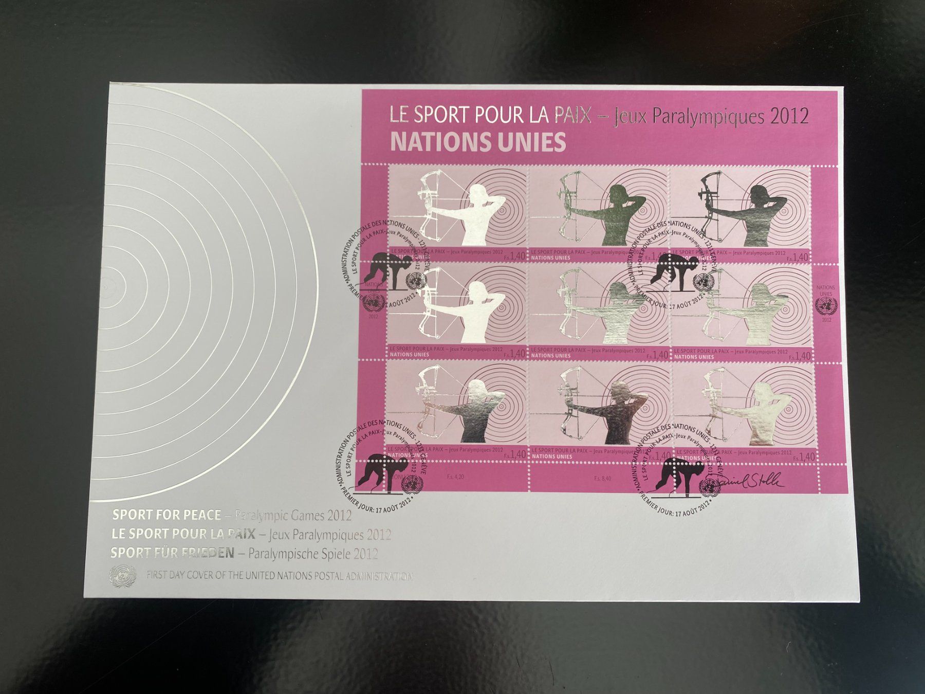 Tutti i francobolli: 2012 / ONU UNO Genf / 2x FDC / Znr: 805-806 – Nuovo (secondo la descrizione) da Grand-Lancy venduto da Dany1973