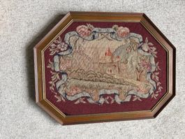 Antiker Holzrahmen, 8-kantig - Vintage!