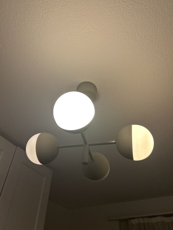 Lustres & lampes de plafonds: Moderne Deckenlampe, 4 flammig, weiss/grau – Neuf (Voir description) à Niederrohrdorf par mer_t2kk