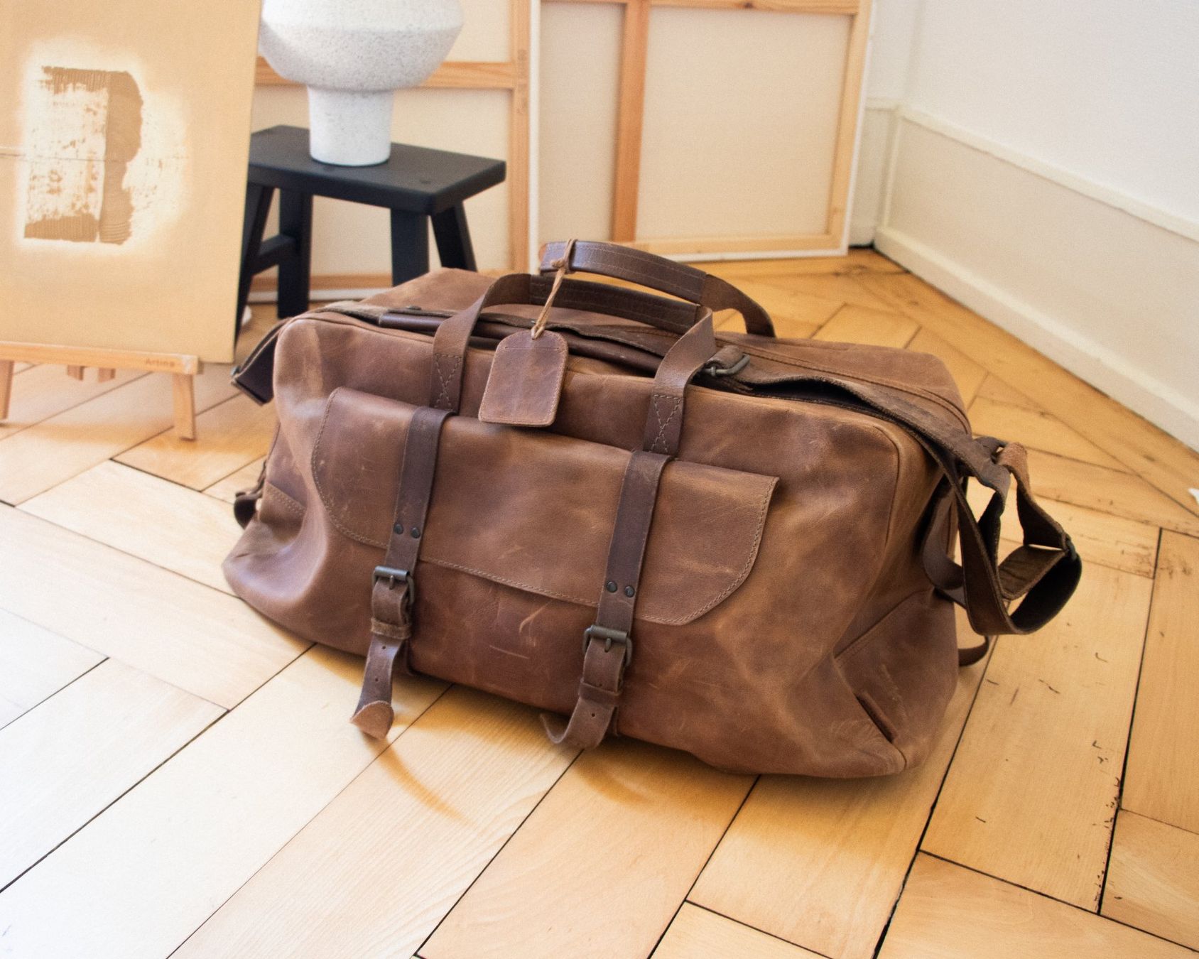 Aunts & Uncles Borse: aunts & uncles Weekender | Reisetasche aus Leder – Usato da St.Gallen venduto da celiance