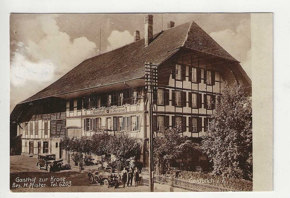 Cartoline postali: Goldbach,, 1920-er Jahre – Usato da Spiez venduto da Niesen20