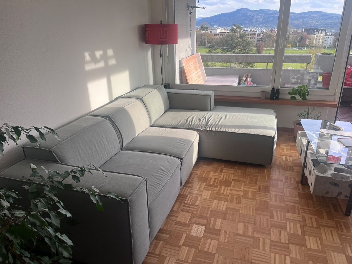 Divani: Ecksofa Kinx von Studio Kopenhagen mit Hocker – Usato da Zürich venduto da obucklin 1