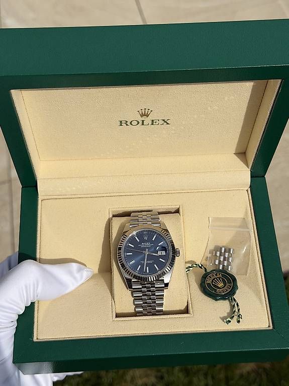 Rolex Uhren: Rolex Datejust 41 - Blau - Jubilee – Gebraucht aus Schindellegi von SchLux 1