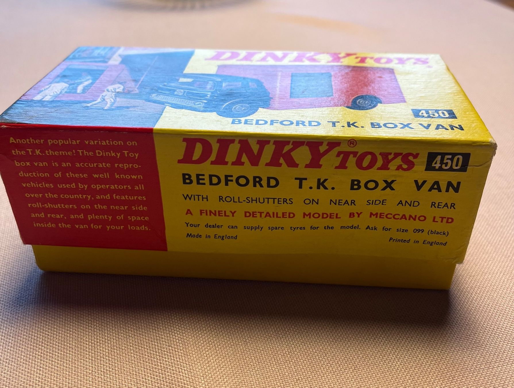Dinky Toys Modellini d'auto: Dinky Toys Bedford T.K. Box Van 450 – Usato da Roggwil TG venduto da Jolivon63 7