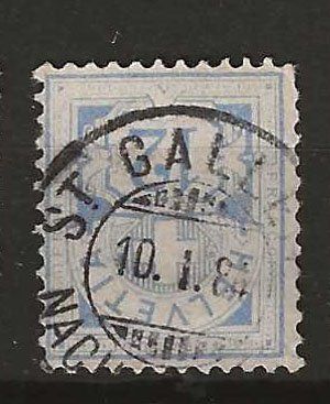 Alle Briefmarken: Ch056 - Type chiffre no 56 papier blanc obl. – Gebraucht aus Trélex von Phil_Albert