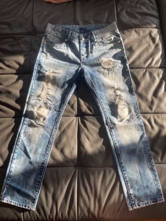 Blue Monkey Ripped Jeans
