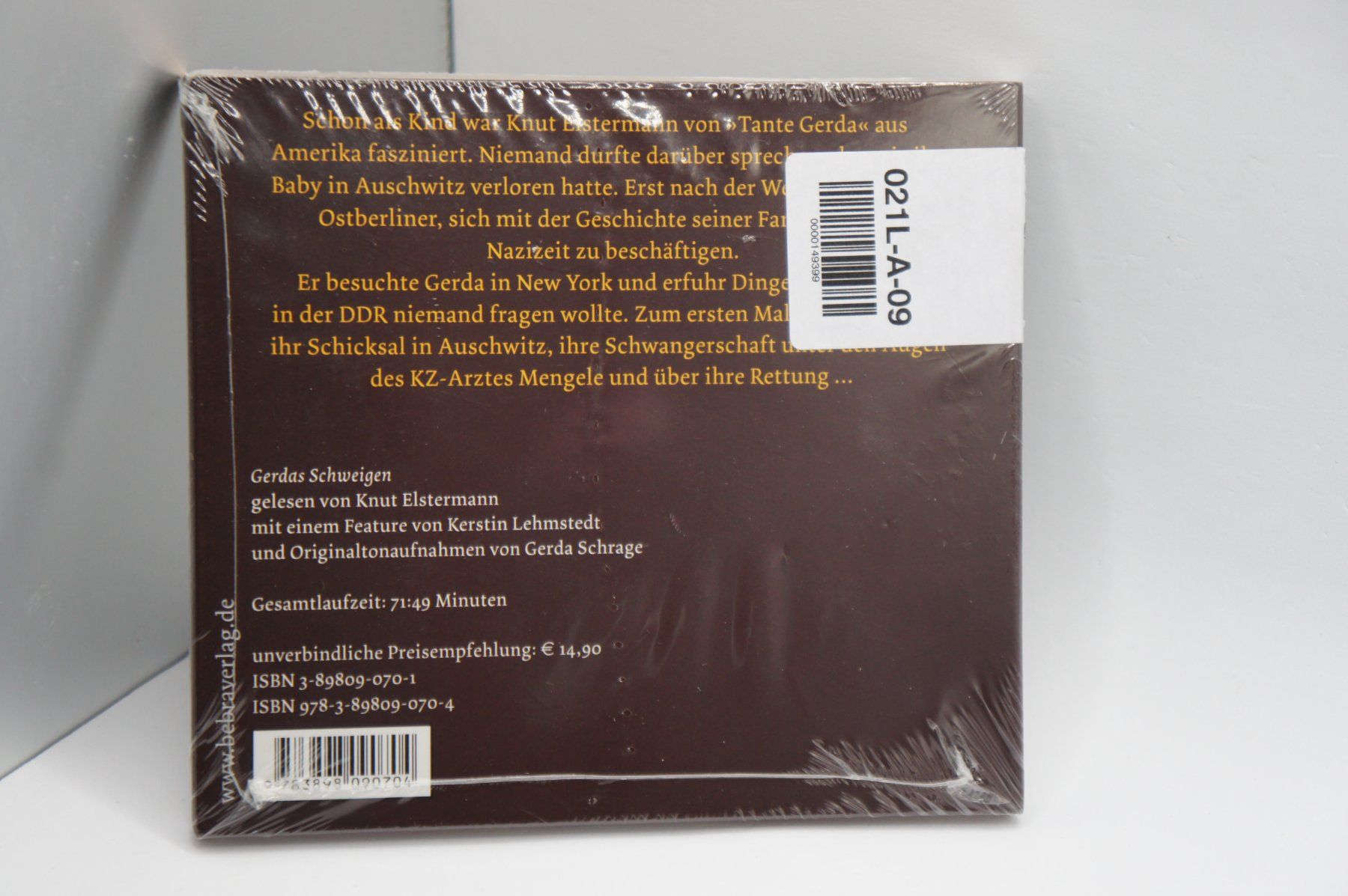 Hörbücher: NEU Hörbuch Gerdas Schweigen Die Geschichte einer Überlebend – Neu und originalverpackt aus Ernetschwil von luisvonerni 1