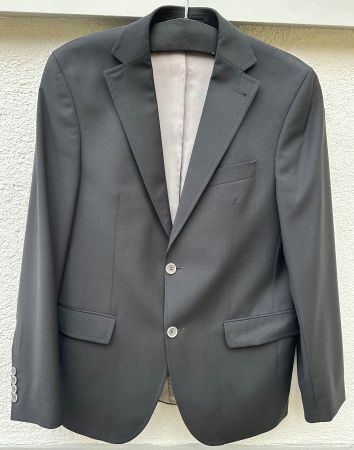Edler Herren Sakko Carl Gross, Gr. 46 (M), Grau, Top Zustand