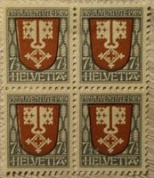 Sellos suiza 1919  Nidwalden, bloque 4