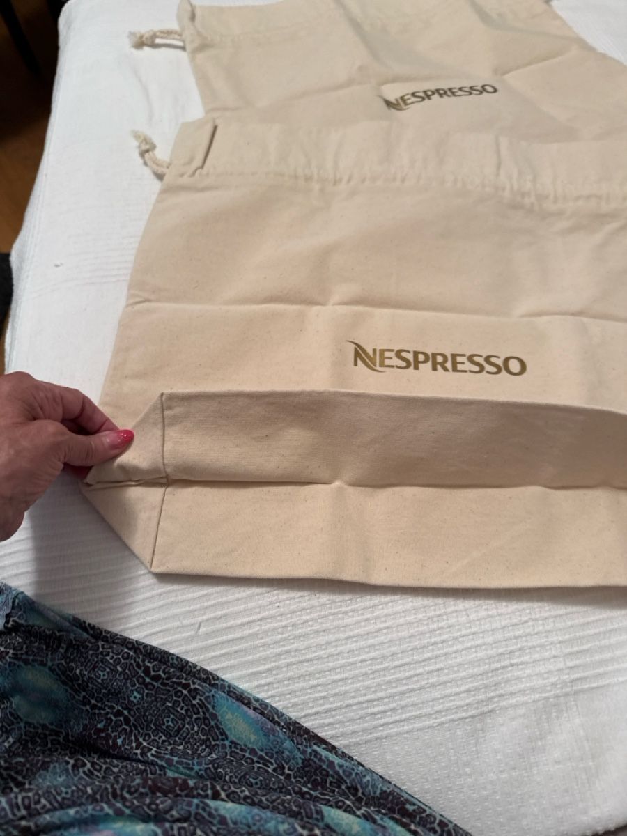 Custodie per cosmetici: NEU***NESPRESSO BAG COTON***PRAKTISCH*** – Nuovo e nell'imballaggio originale da Zürich venduto da Ceca52 1