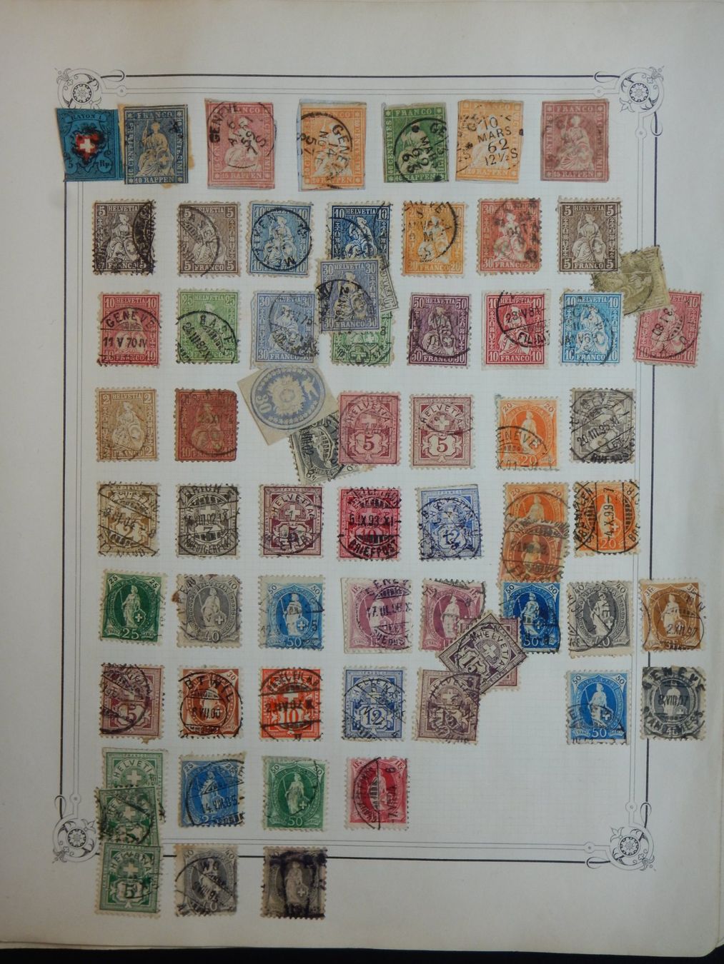 Tutti i francobolli: Schweiz Sammlung ab Klassik – Usato da Zürich venduto da Muehlekauf 1