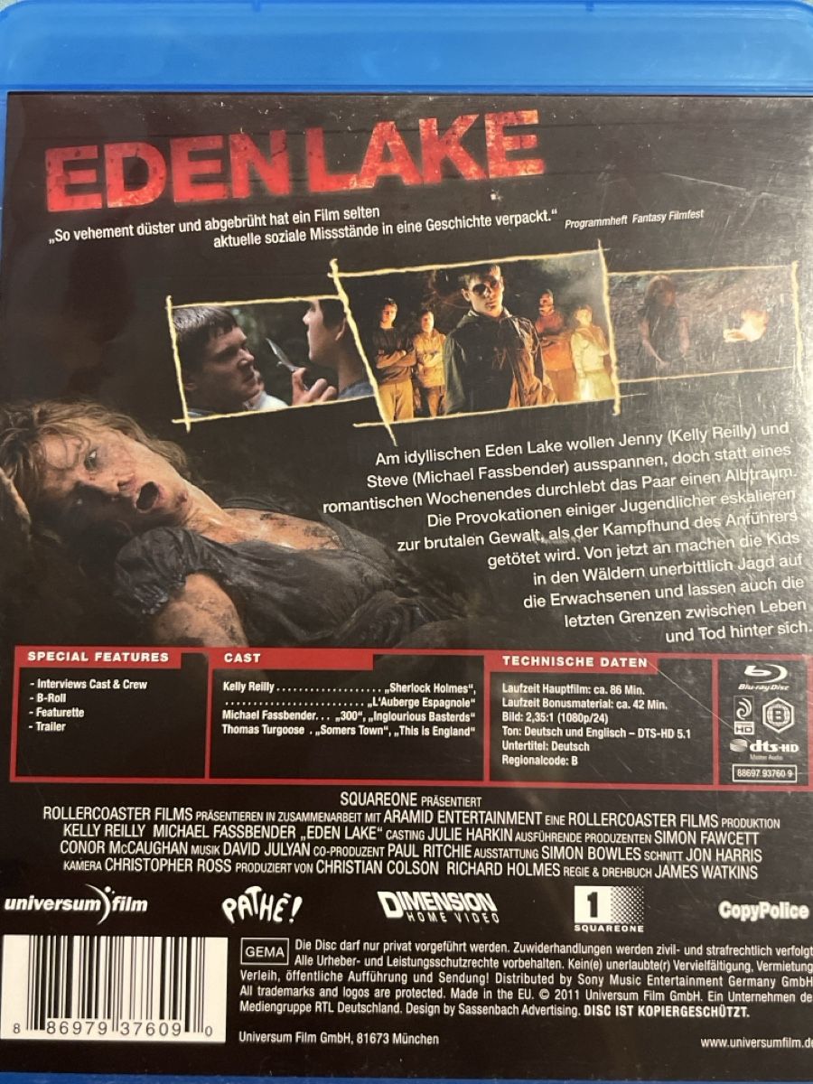 Alle DVDs: Eden Lake (2018) – Gebraucht aus Waldenburg von Gonzo8 1