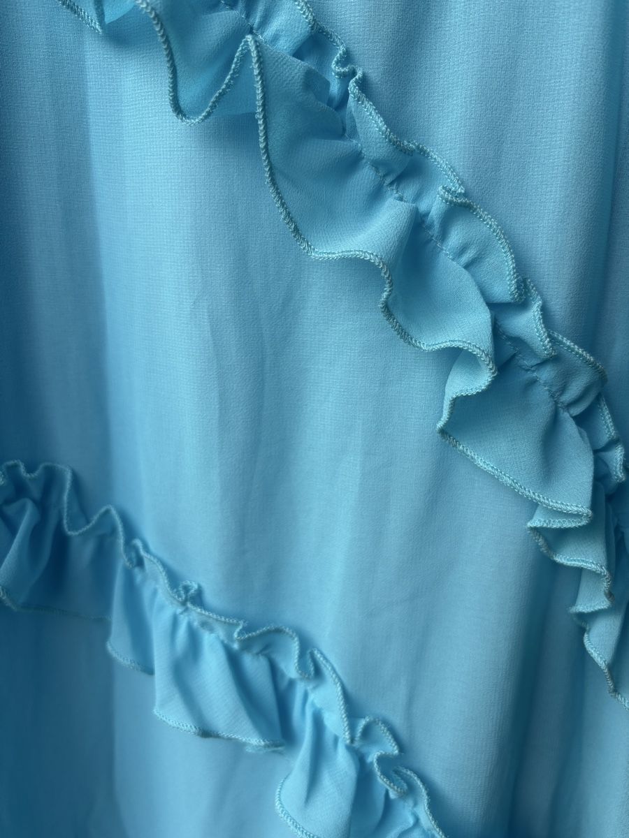 Vestiti: Maxikleid hellblau mit Rüschen und Schlitz Grösse M – Nuovo e nell'imballaggio originale da Wald ZH venduto da ann_t6hs 3