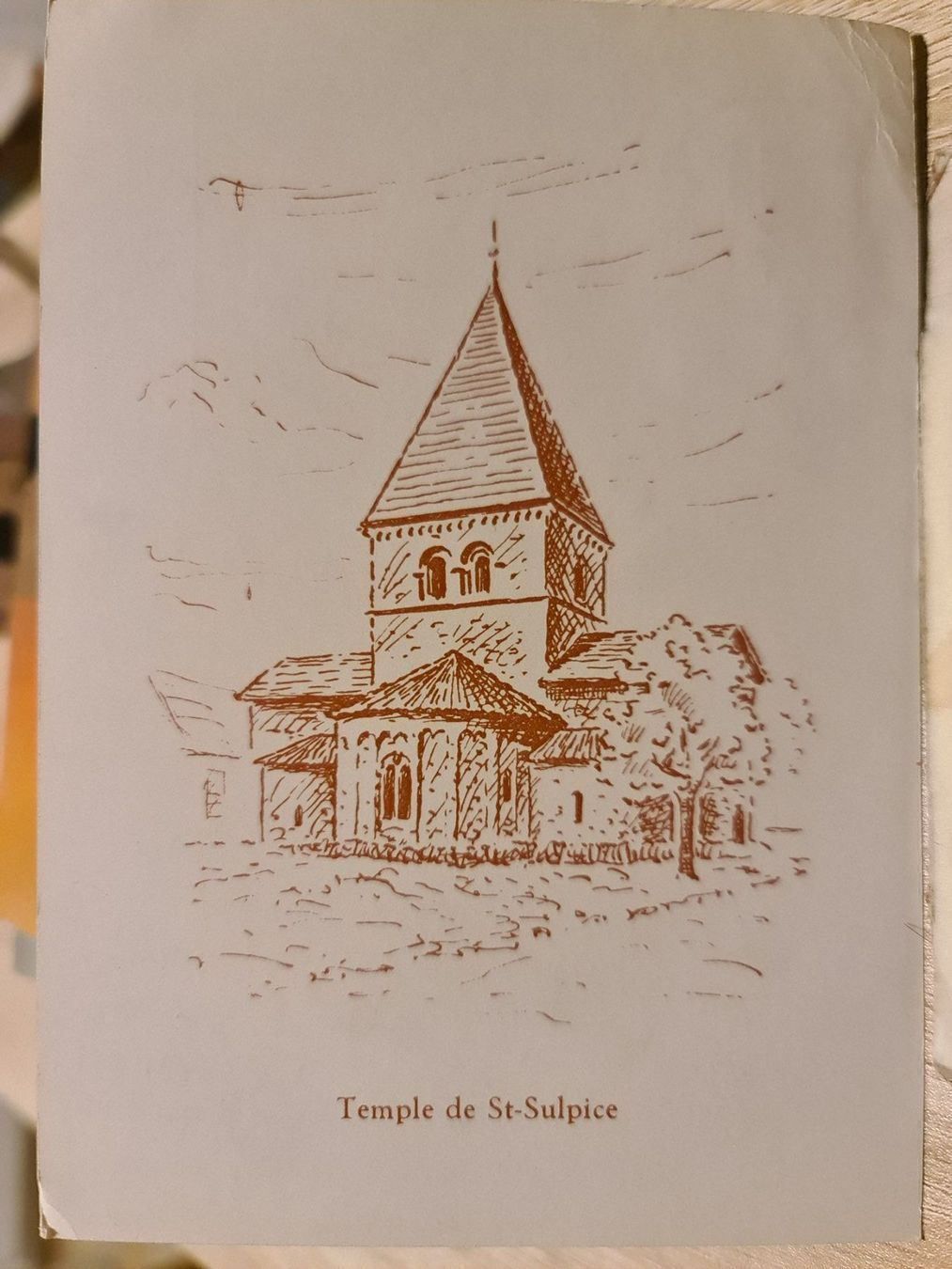 Cartoline postali: Ansichtskarte Temple de St-Sulpice – Usato da Dintikon venduto da Vexi