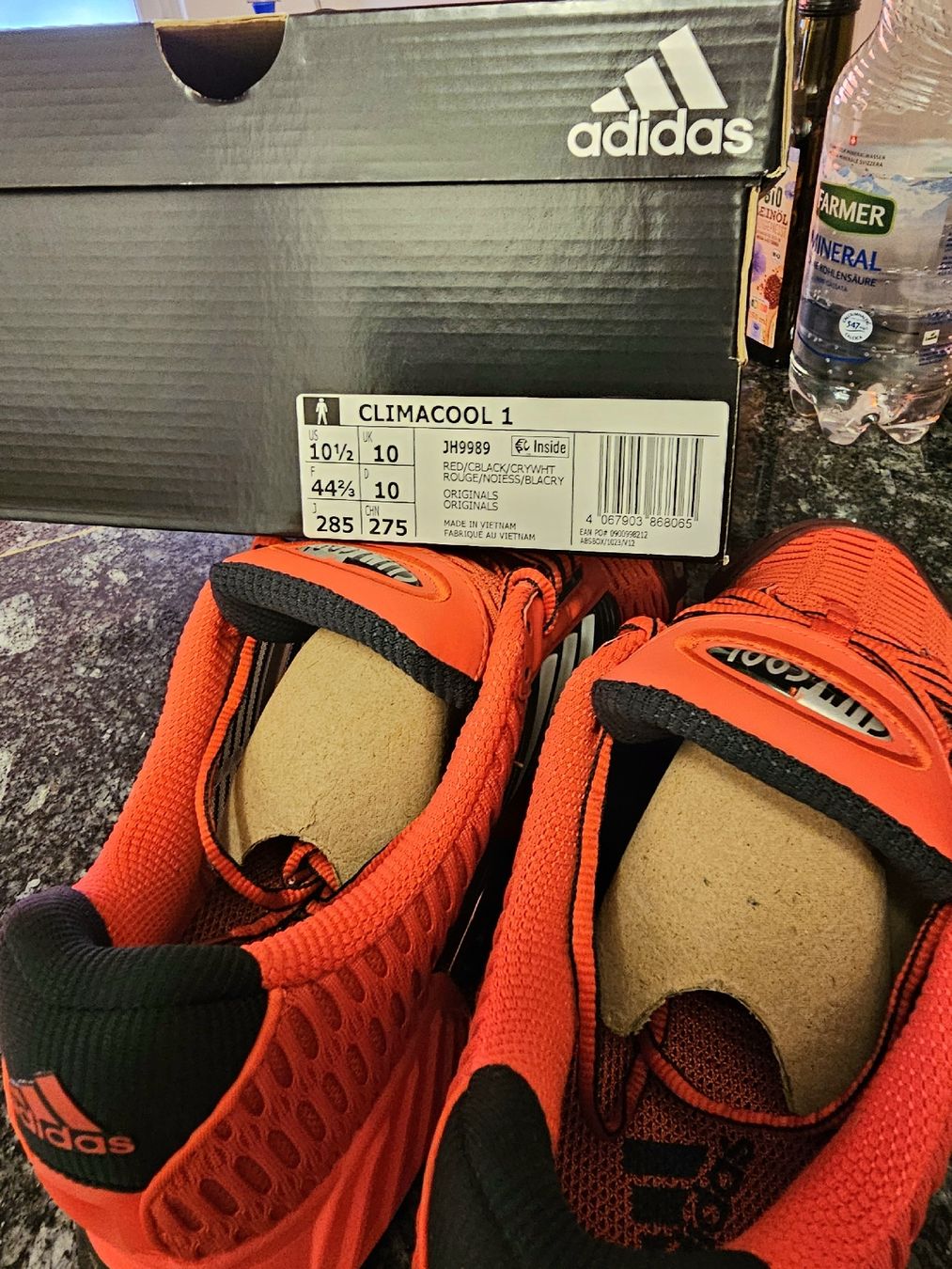 Adidas Scarpe da uomo: adidas CLIMACOOL 1 / Grösse 44,5 / , RED BLACK – Nuovo (secondo la descrizione) da Kreuzlingen venduto da Olli4 5