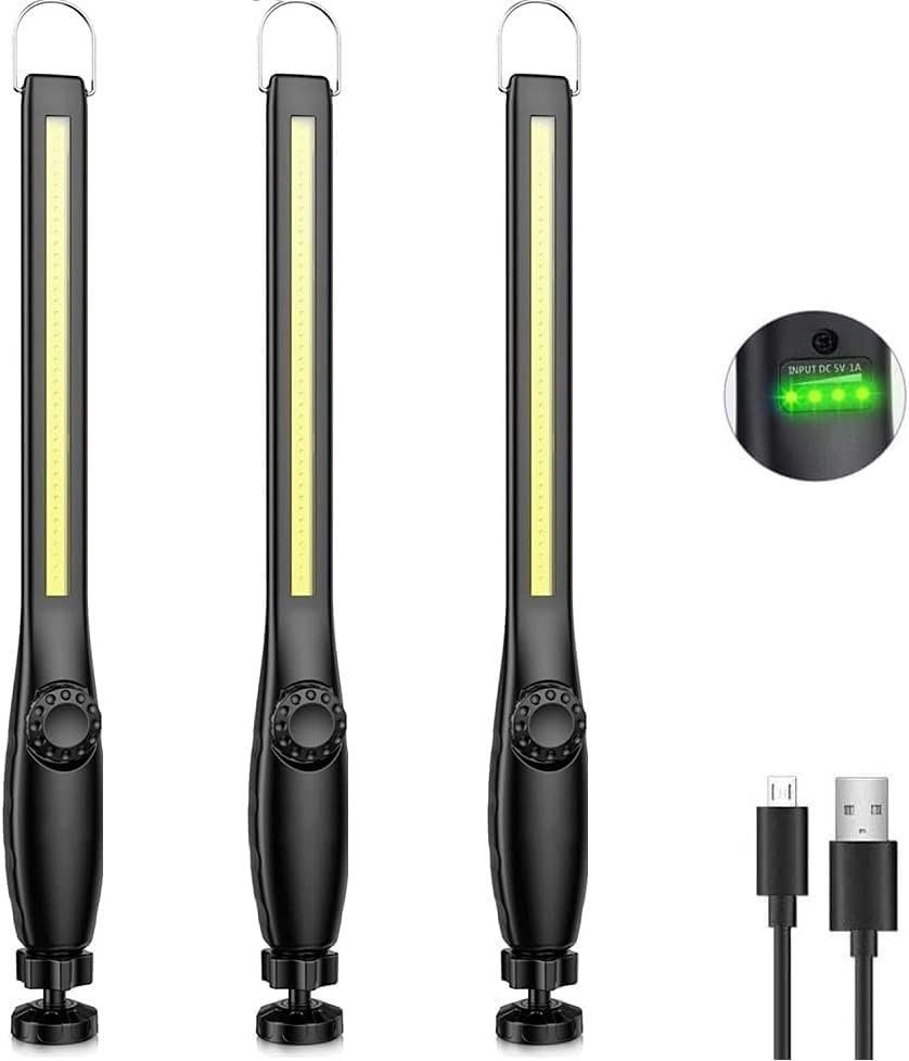 Lampade: 3 Stück Magnetische COB LED-Arbeitsleuchte – Nuovo e nell'imballaggio originale da Geneve venduto da Titi2008