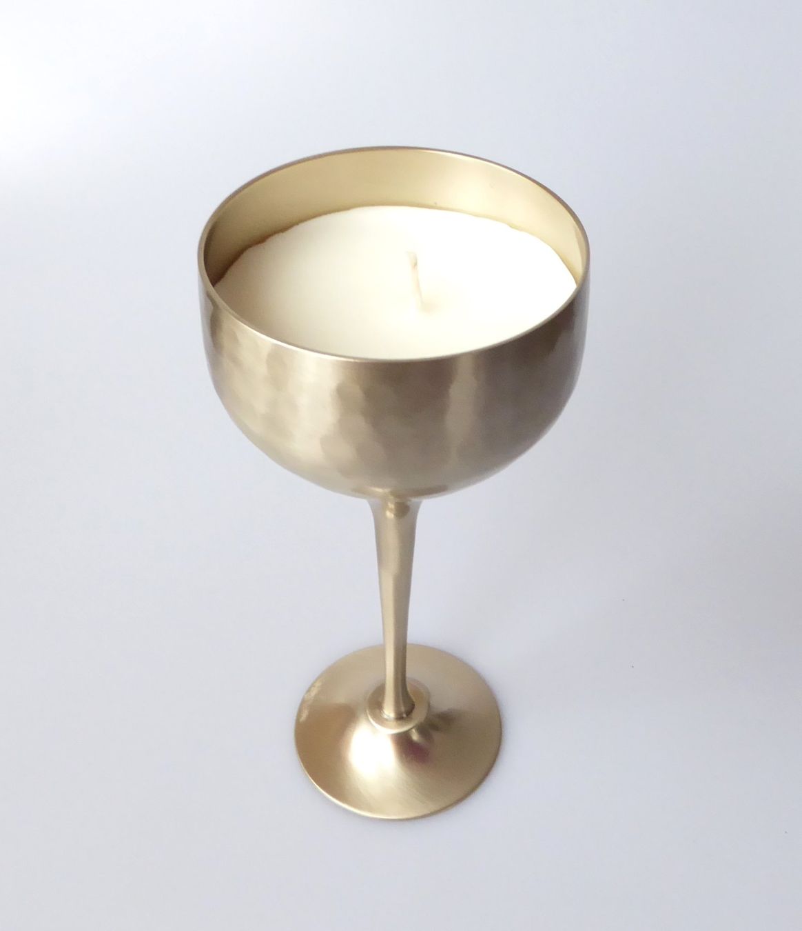 Candele: Sojawachskerze im Messing-Kelch - Indi Silber – Nuovo e nell'imballaggio originale da Mauren venduto da Yeelen 2