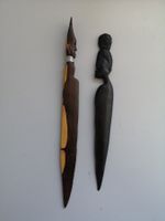 Brieföffner Mahagoniholz 2 Stück       Hergestellt in Afrika