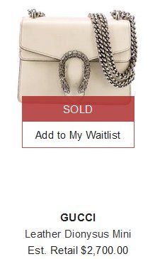 Gucci Borse da donna: Gucci Dionysus Tasche / sac – Usato da Collonges venduto da Auganien 1