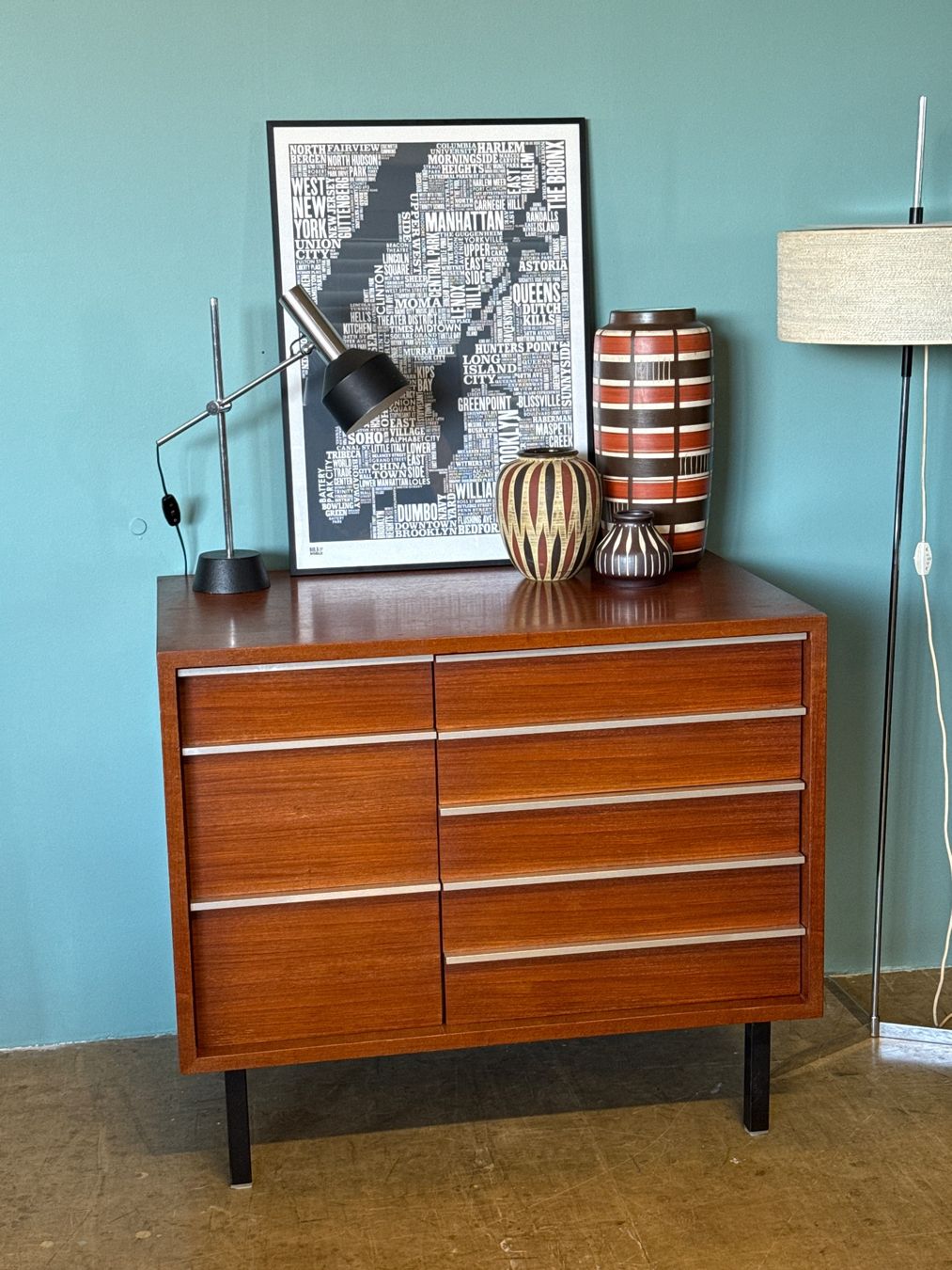 Kommoden: 1960er Teak Kommode / Schubladenstock – Gebraucht aus Bern von Modern-Era 3