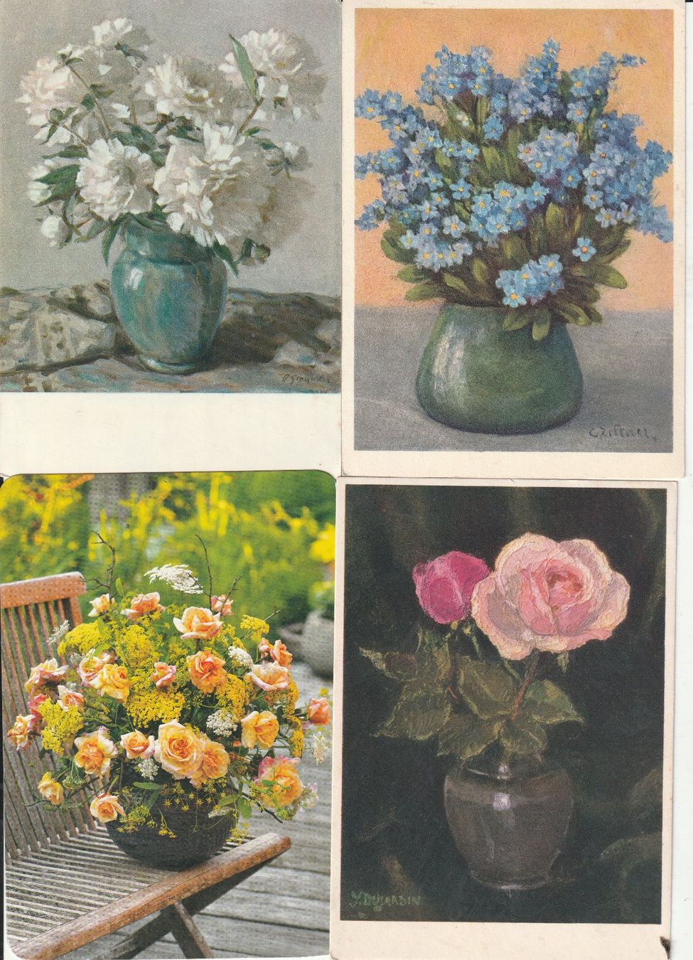 Cartoline postali: 40 Blummenkarten – Usato da Lumbrein venduto da made02 5