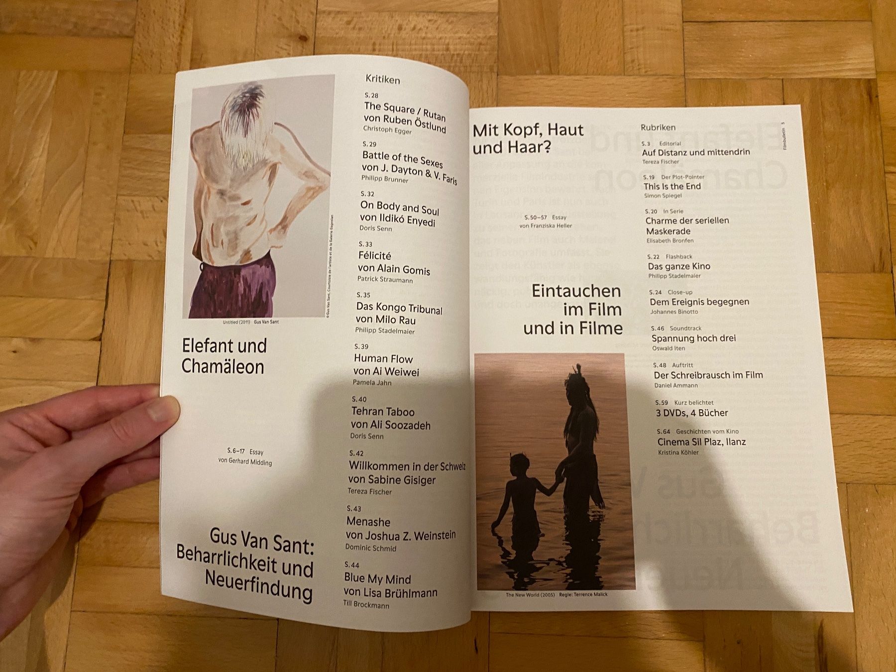 Riviste & Magazine: Filmbulletin "Eintauchen" Nr. 7 / 2017 – Usato da Zürich venduto da Wim-Broccoli 2
