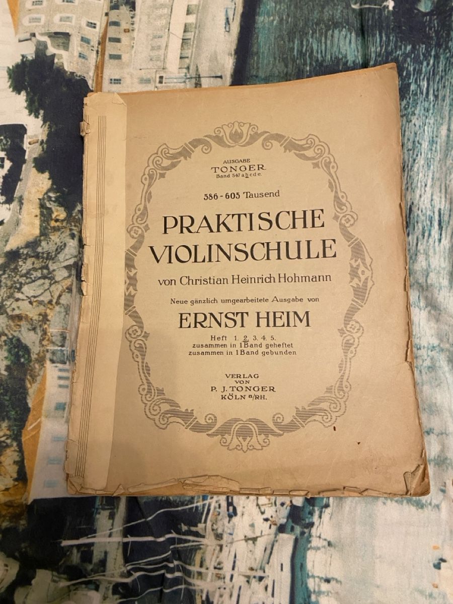 Libri: Antike Violinschule von Hohmann, Ausgabe Ernst Heim – Usato da Killwangen venduto da BeautysAndEmmas