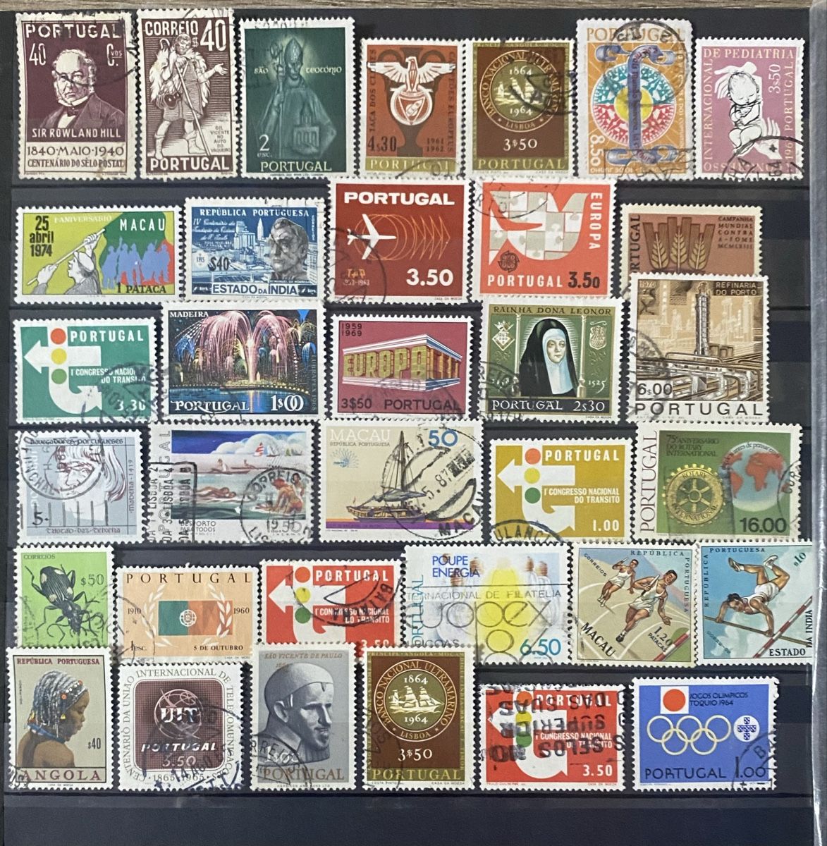 Alle Briefmarken: 98 timbres - Portugal – Gebraucht aus Petit-Lancy von Solcarm 1
