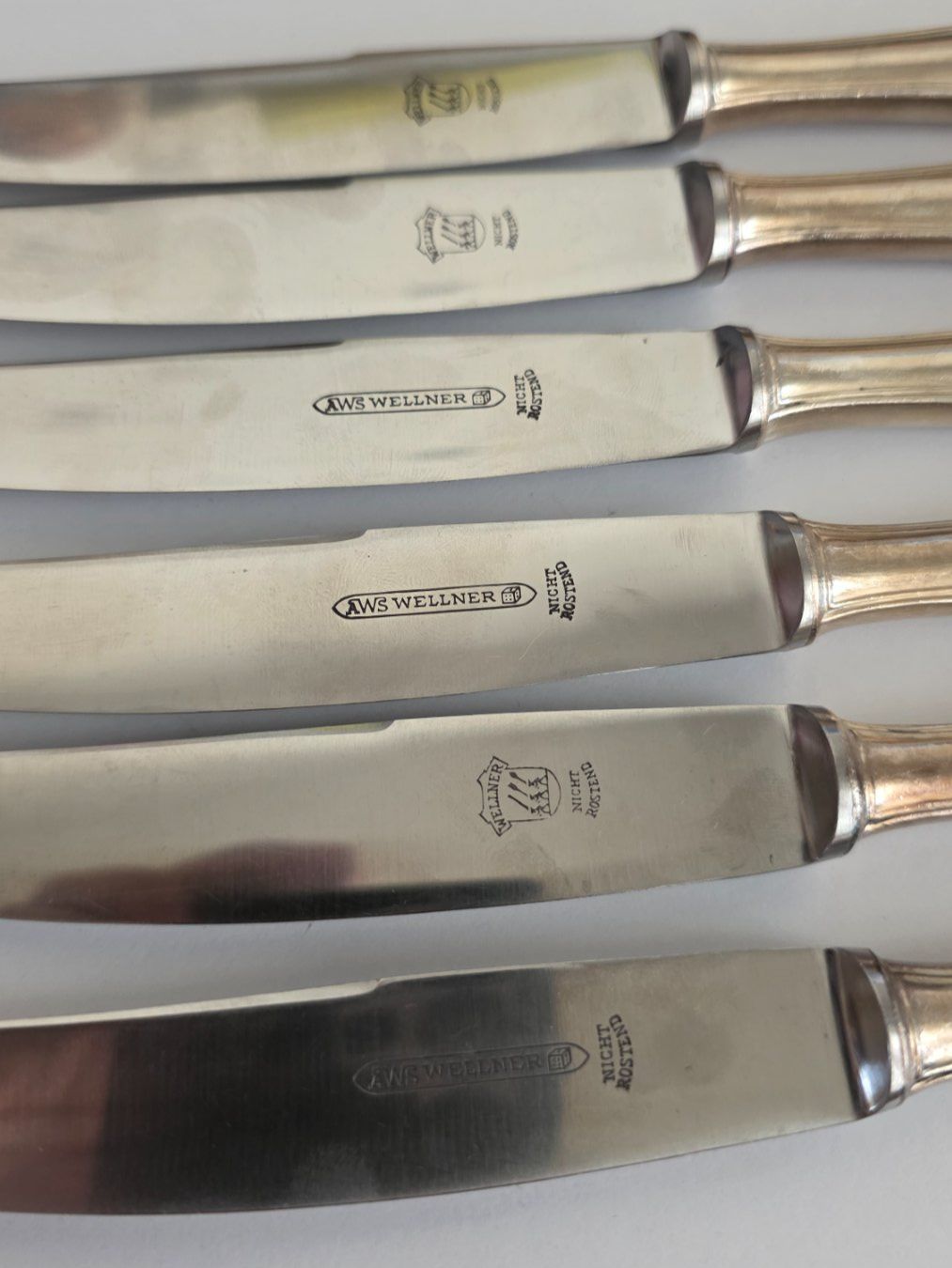 Posate: 6 Wellner Messer versilbert – Usato da Wittenbach venduto da rose_rosi 2
