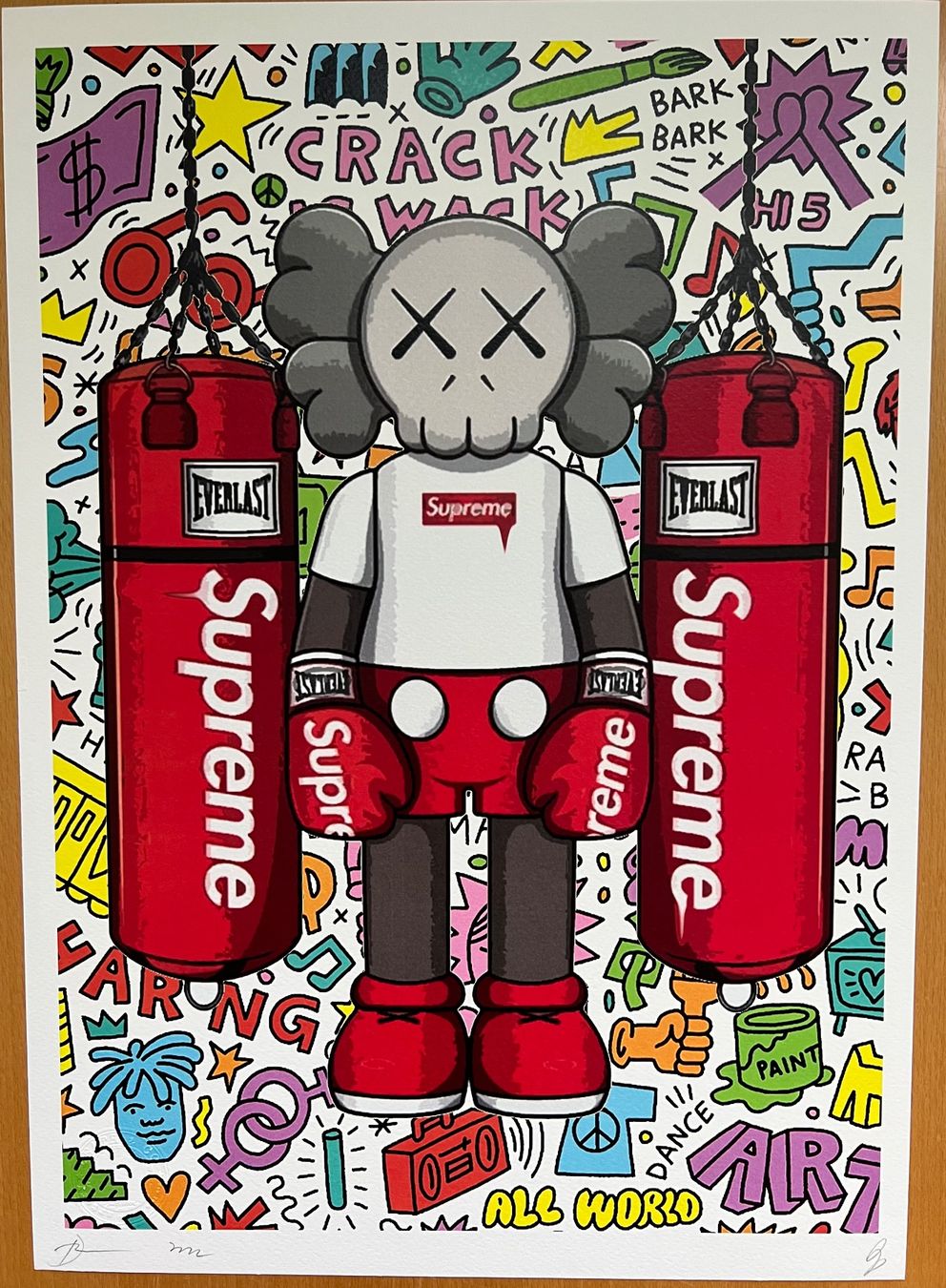 Grafica & Litografie: DEATH NYC : Supreme Kaws & Keith Haring – Nuovo (secondo la descrizione) da Basel venduto da La.Bonne.affaire 1