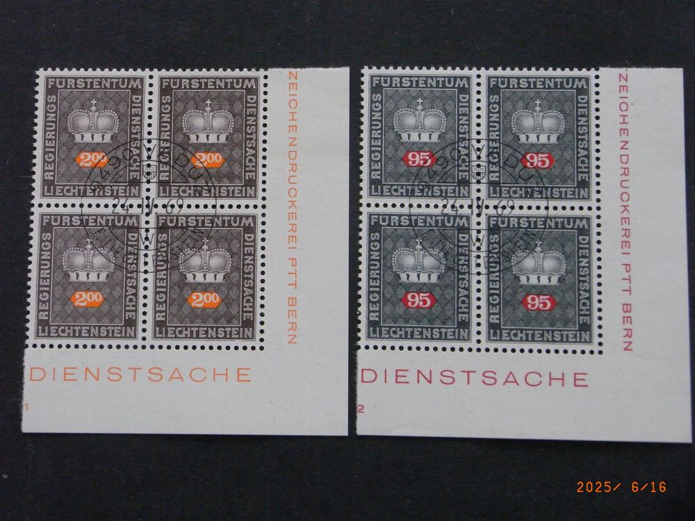 Dienstmarken 56+59 VB ET (Gebraucht) in Ittigen für CHF 2 – mit ...