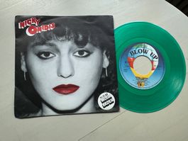 NICKY ONIDIS rare Single Baby I love you 80's green vinyl