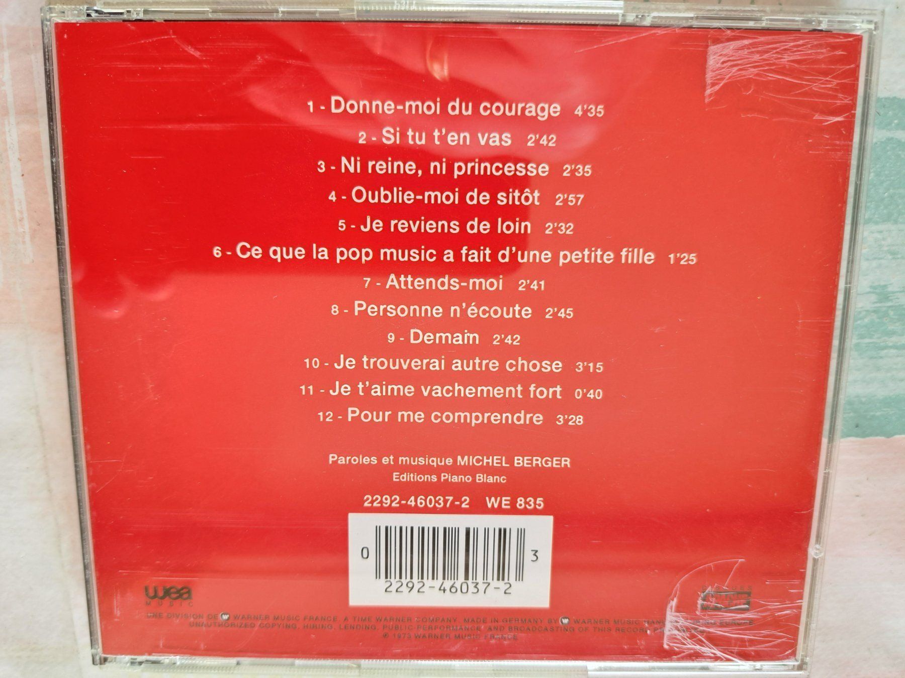 CDs: Cd Michel Berger - Michel Berger – D'occasion à Pully par bro_n52j 2